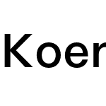Koenig & Bauer Type Headline