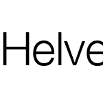 HelveticaNeueW05-45Light