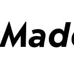 Madera Bold Italic