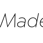 Madera UltraLight Italic