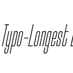 Typo-Longest Light Demo