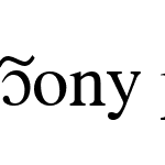 Sony phonetic