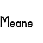 Means