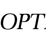 OPTIOcean-Italic