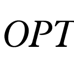 OPTIPlanet-Italic