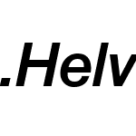 .Helvetica Neue Interface