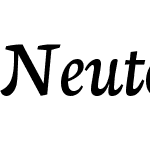 Neuton Cursive