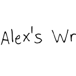 Alex's Writing