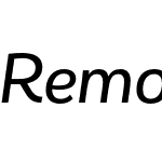 Remora Sans W2