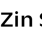 Zin Sans Extended