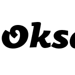 Oksana Text Swash Cyrillic