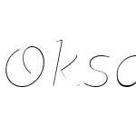 Oksana Text Swash Cyrillic