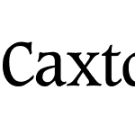 CaxtonStd-Book