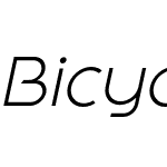 Bicycle_Sans