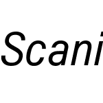 Scania Sans Condensed V1