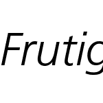 Frutiger LT Pro