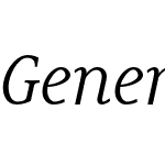 Generis Serif Pro