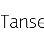 Tanseek Sans