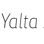 Yalta Sans Pro