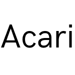 Acari Sans