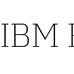 IBM Plex Serif