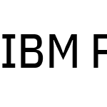 IBM Plex Sans Condensed