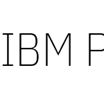 IBM Plex Sans Condensed