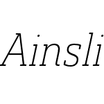 Ainslie Slab