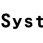 System85MonoPro-Bold