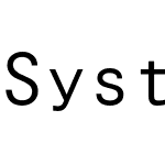System85MonoPro-Regular