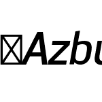 AzbukaPro-MediumItalic