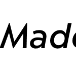 Madera Medium Italic