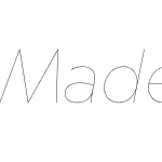 Madera Hairline Italic