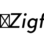 ☞Zigfrid Italic