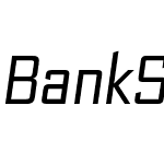 Bank Sans EF CY Condensed