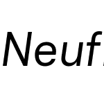 Neufile Grotesk