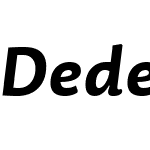 Dederon Sans