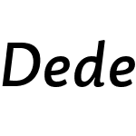 Dederon Sans