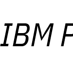 IBM Plex Sans Condensed