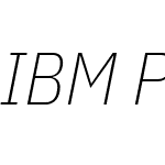 IBM Plex Sans Condensed ExtraLight