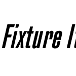 Fixture Italic