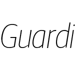 Guardian Sans Narrow