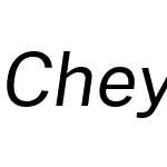 Cheyenne Sans