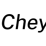 Cheyenne Sans