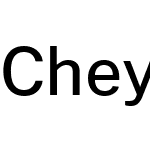 Cheyenne Sans