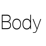 Body Text Trial