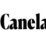 Canela Condensed Black