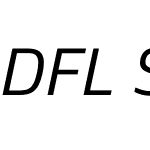 DFL Sans Italic