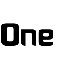 One