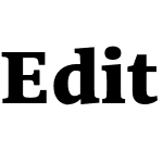 EditSerifPro-ExtraBold